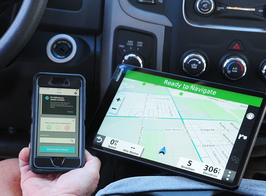 Garmin Drive app on a smartphone