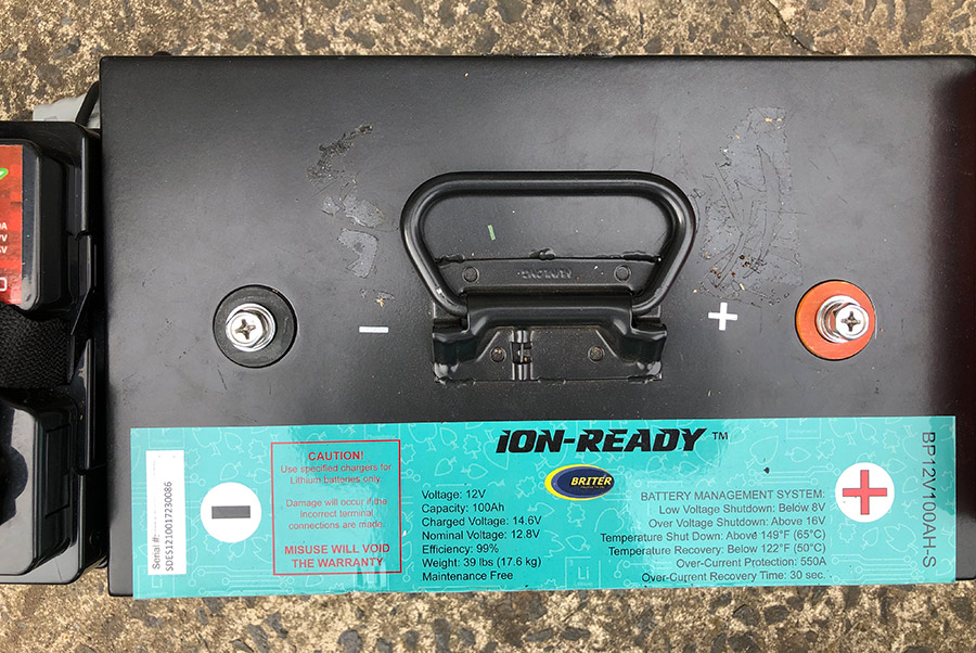 blue Briter Products Ion-Ready Battery box