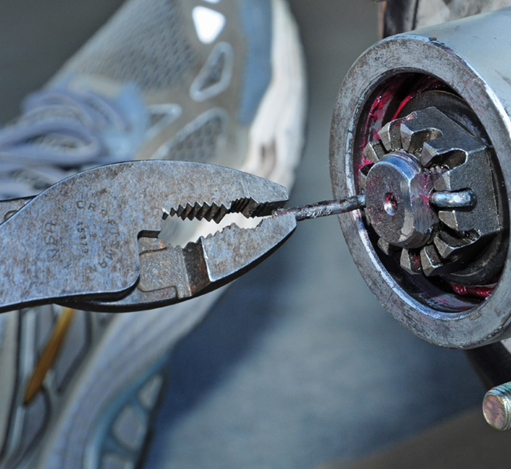 new cotter pin is installed