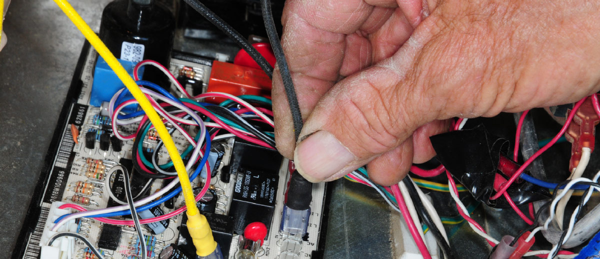 Attach the heating element wires