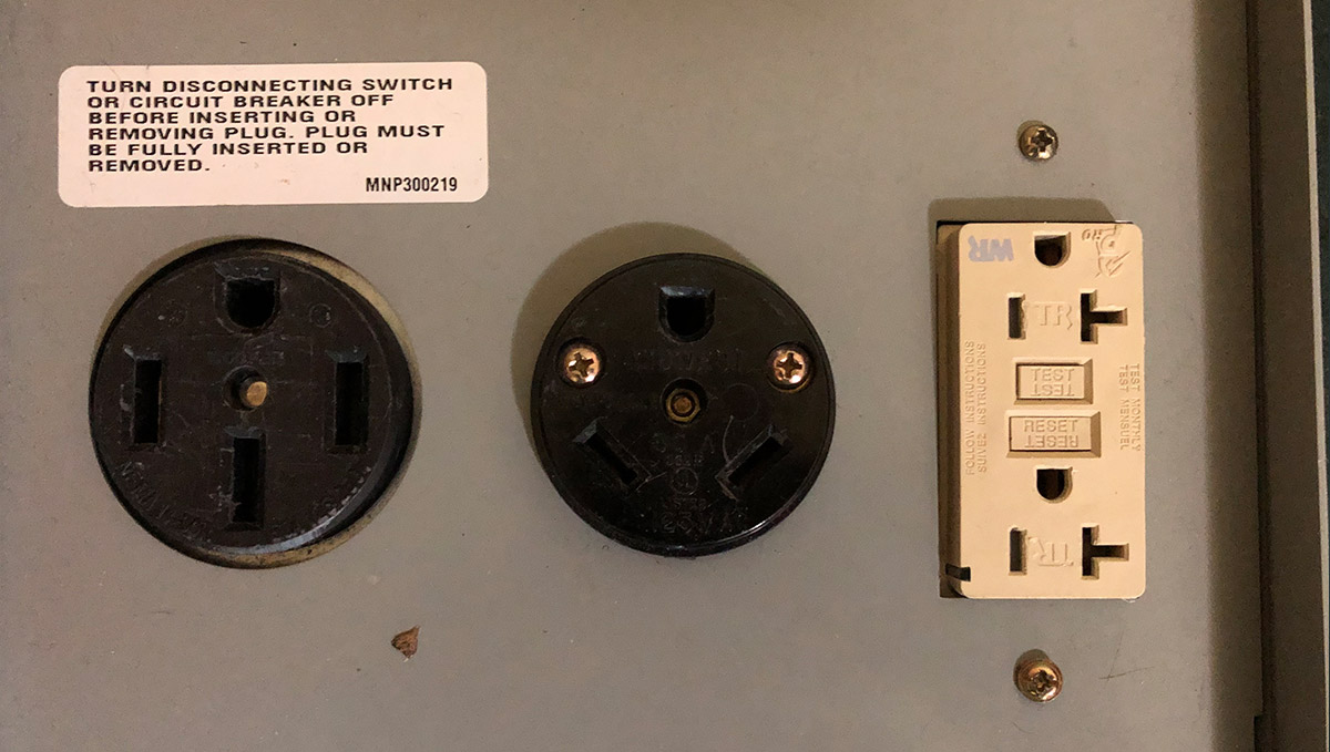Looking at a modern Class-A GFCI outlet