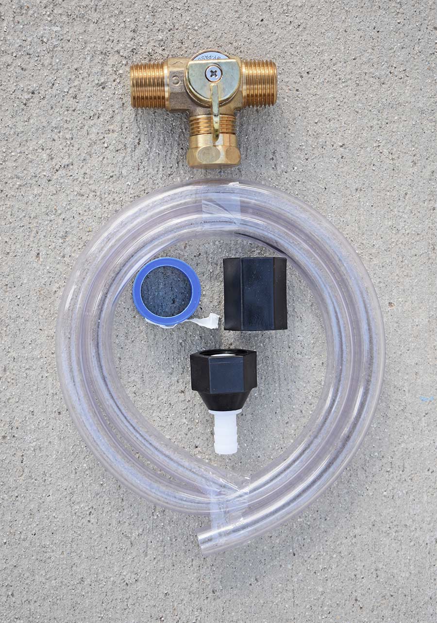 copper and plastic Pump Converter kit