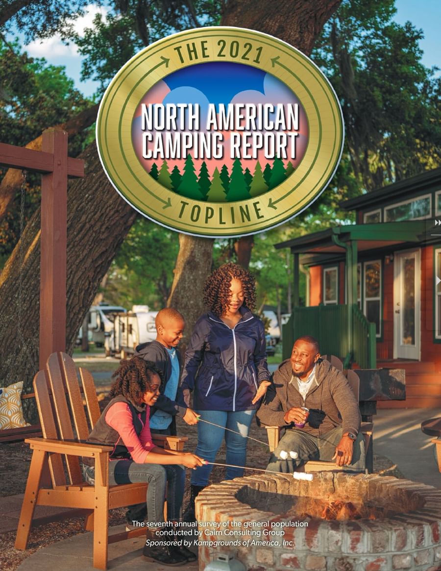 North American Camping Report Poster