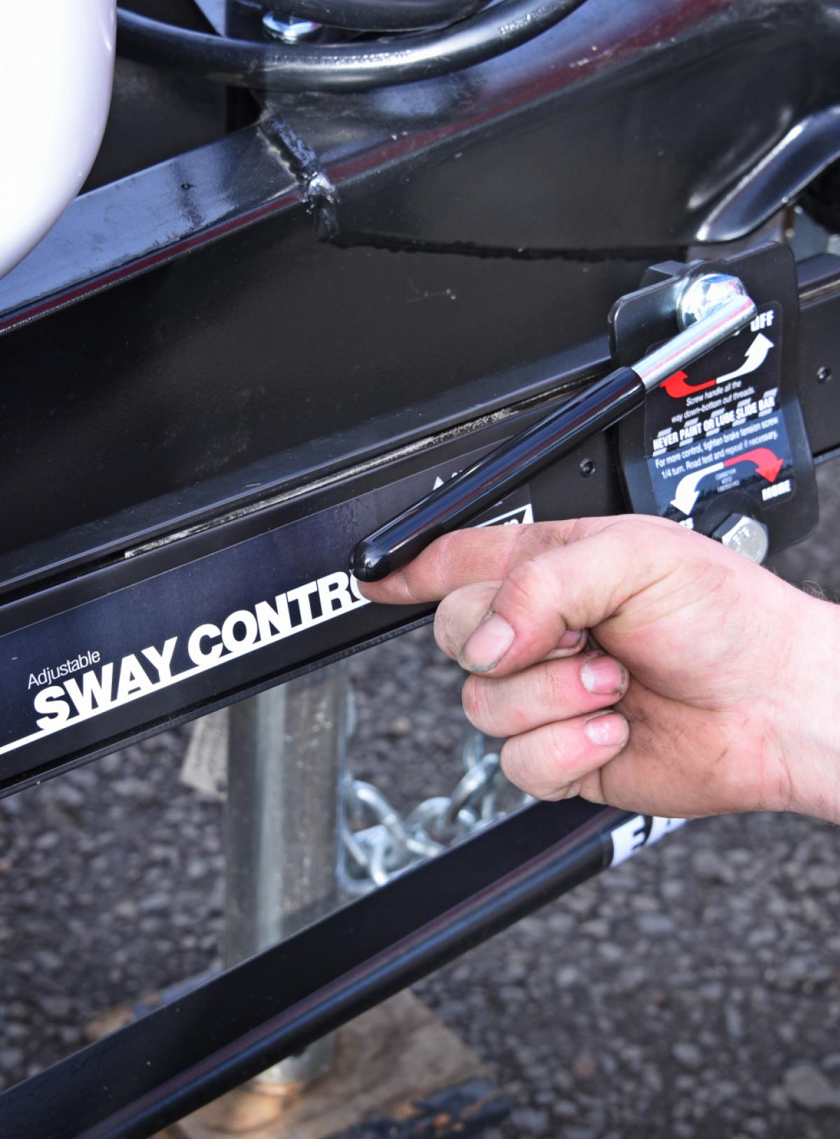 Sway control friction