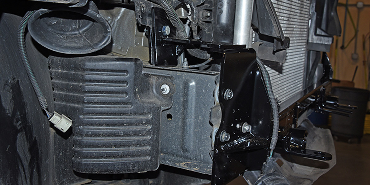 view of baseplate structure with extra brackets