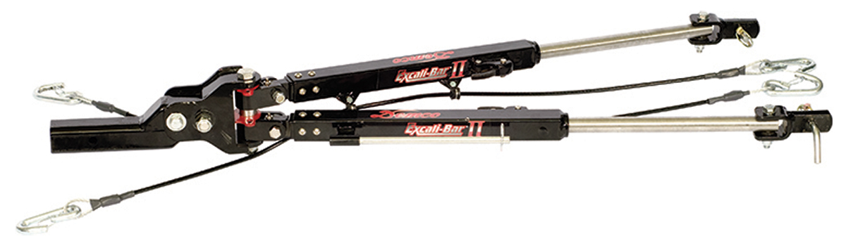 display view of the Excali-Bar II steel tow bar