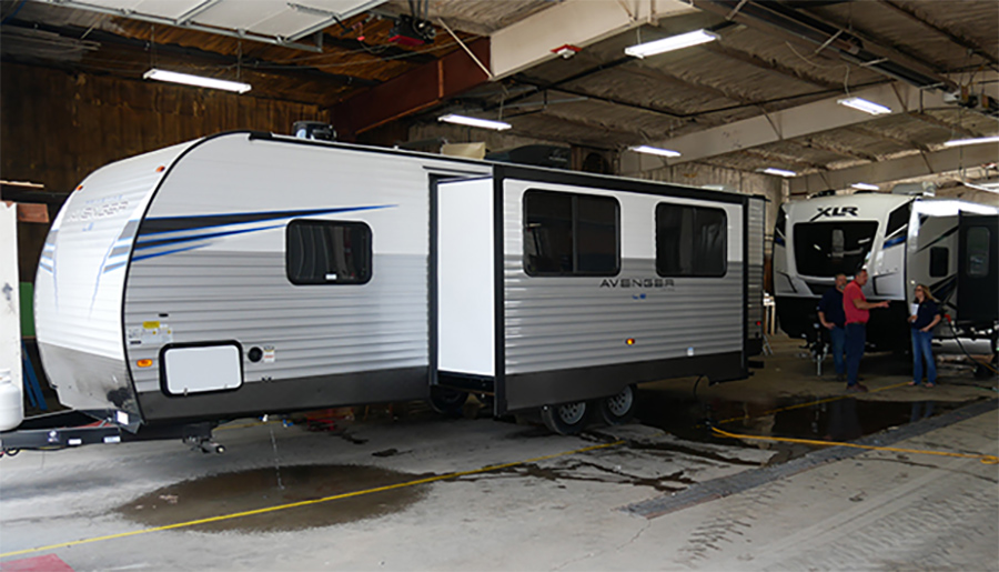 The Quality Center’s deep service bays enabling the facility to PDI as many as 10 units at once