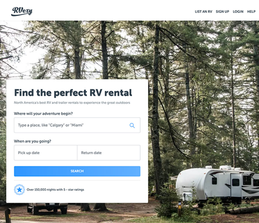 RVezy website