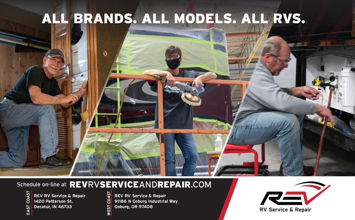 REV Group RV Service & Repair Advertisement