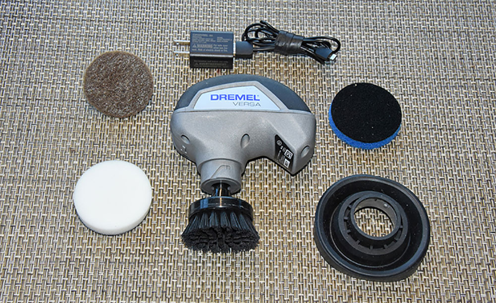 The Dremel Versa and all of it's contents