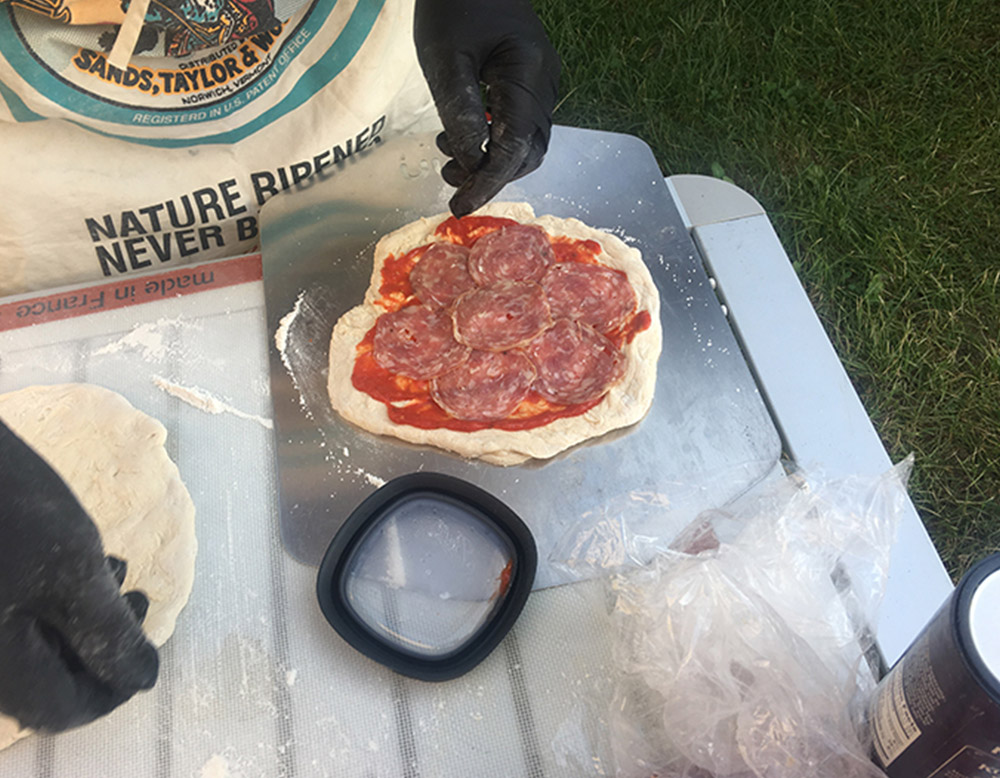 Prepared pizza