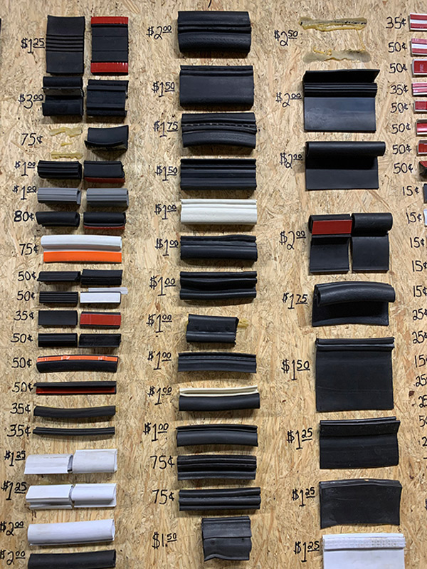 Bulb seals from Bontrager’s RV Surplus in White Pigeon, Mich.