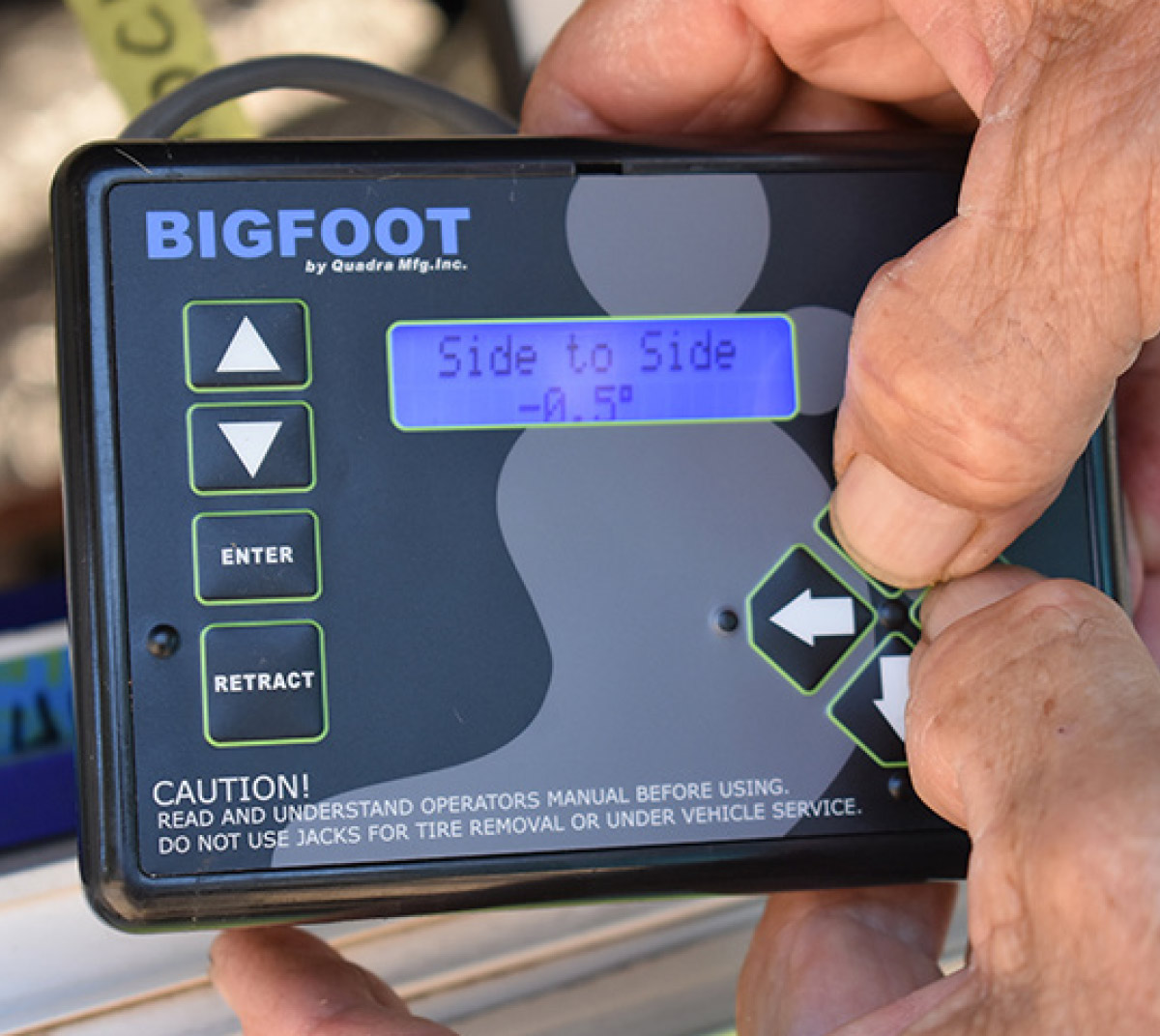 Run the jacks up and down