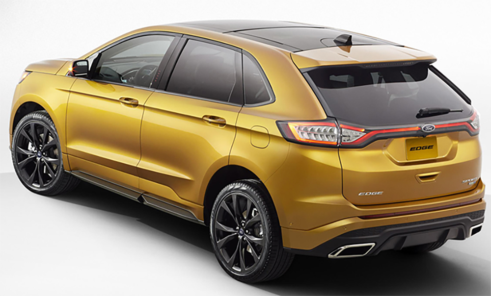 Gold 2015 Ford Edge