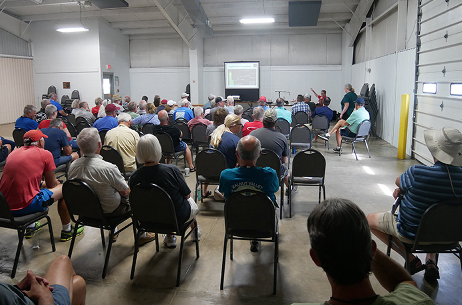 one of the many seminars of the 2021 FROG International Rally in session