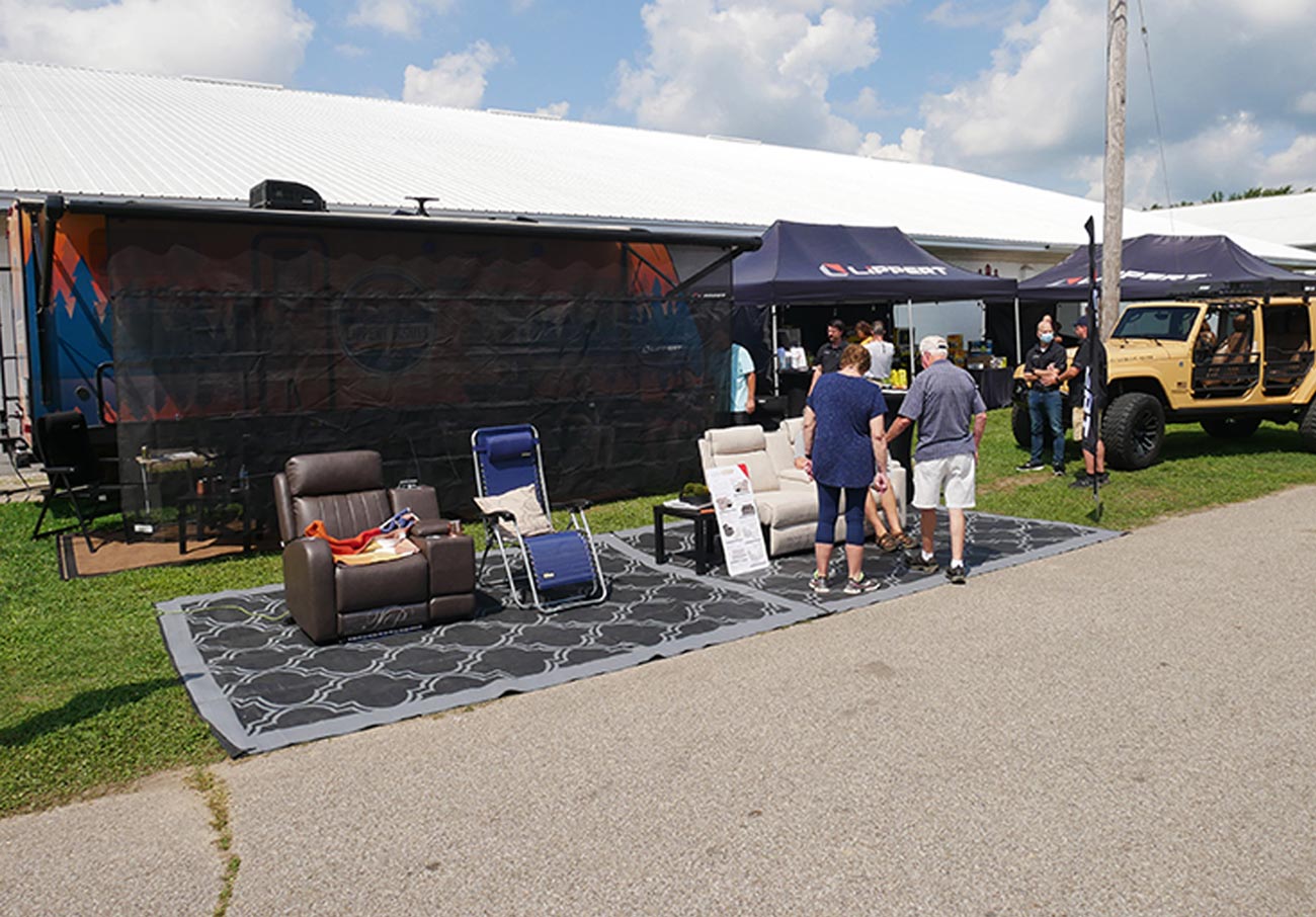 view of the Lippert vendor display