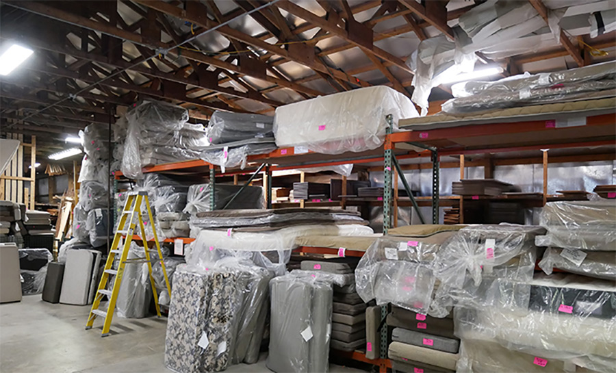 Bontrager’s stock in a warehouse