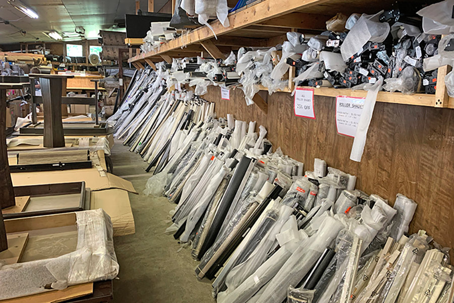 trim replacement parts in warehouse