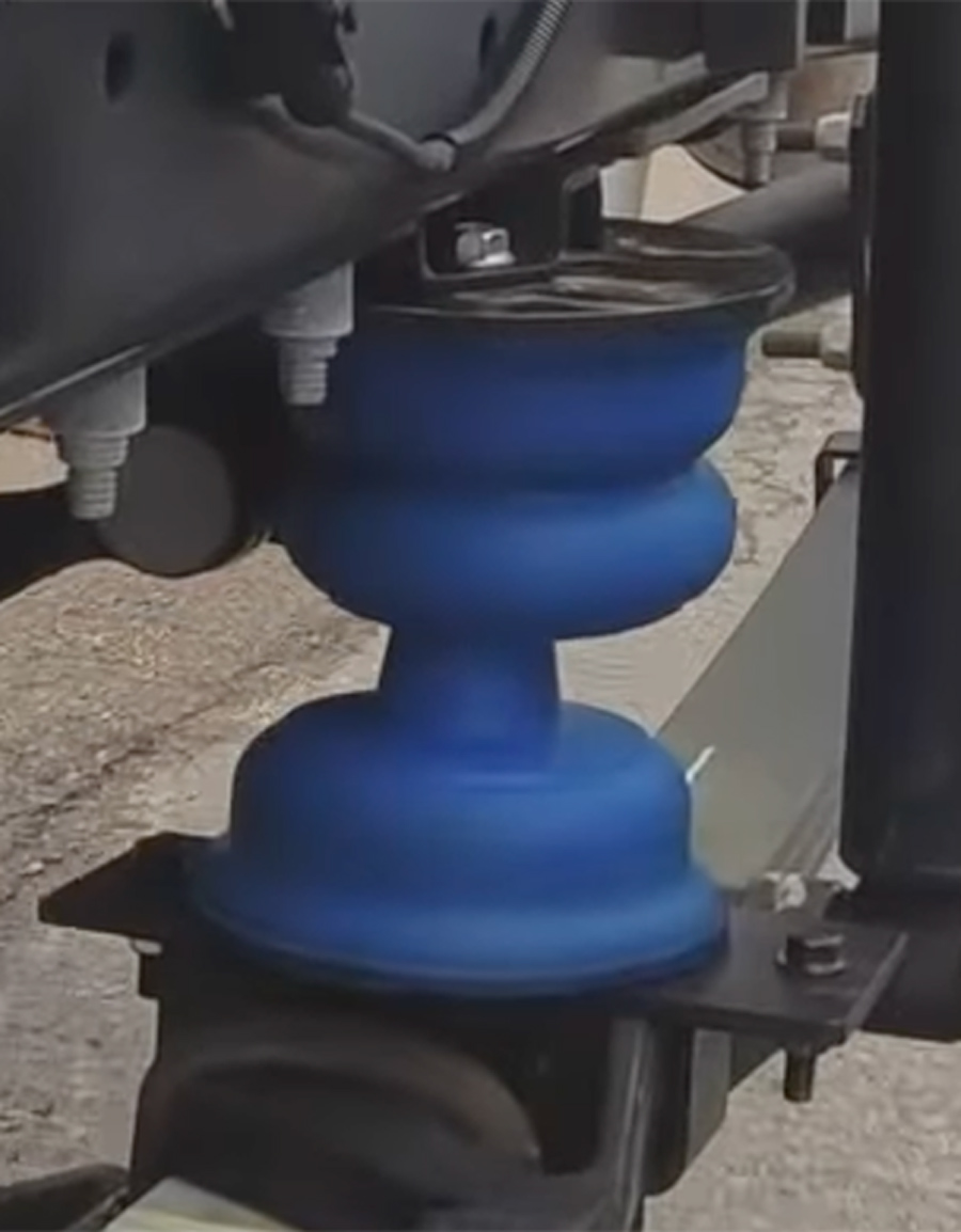 blue suspension