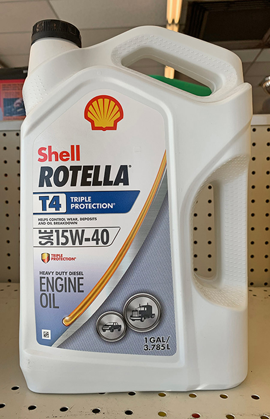 Bottle of Shell’s popular Rotella brand