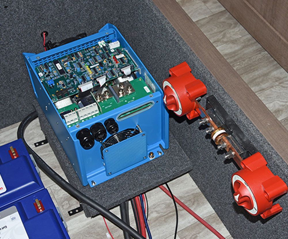 A simple plywood platform was fabricated