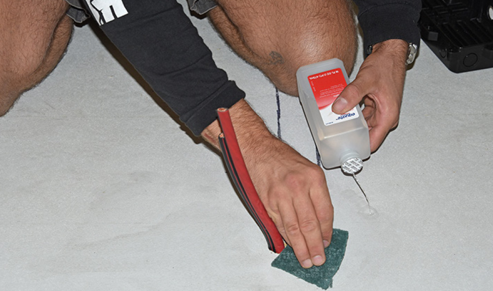 Time to mount the combiner box