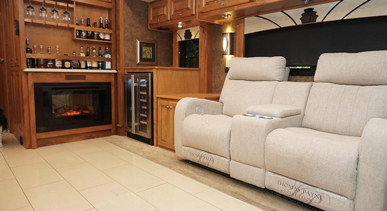 remodeled floor plan of the lounge area