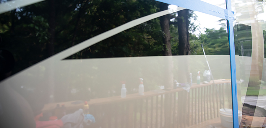 smooth, glossy paint ready for a wax