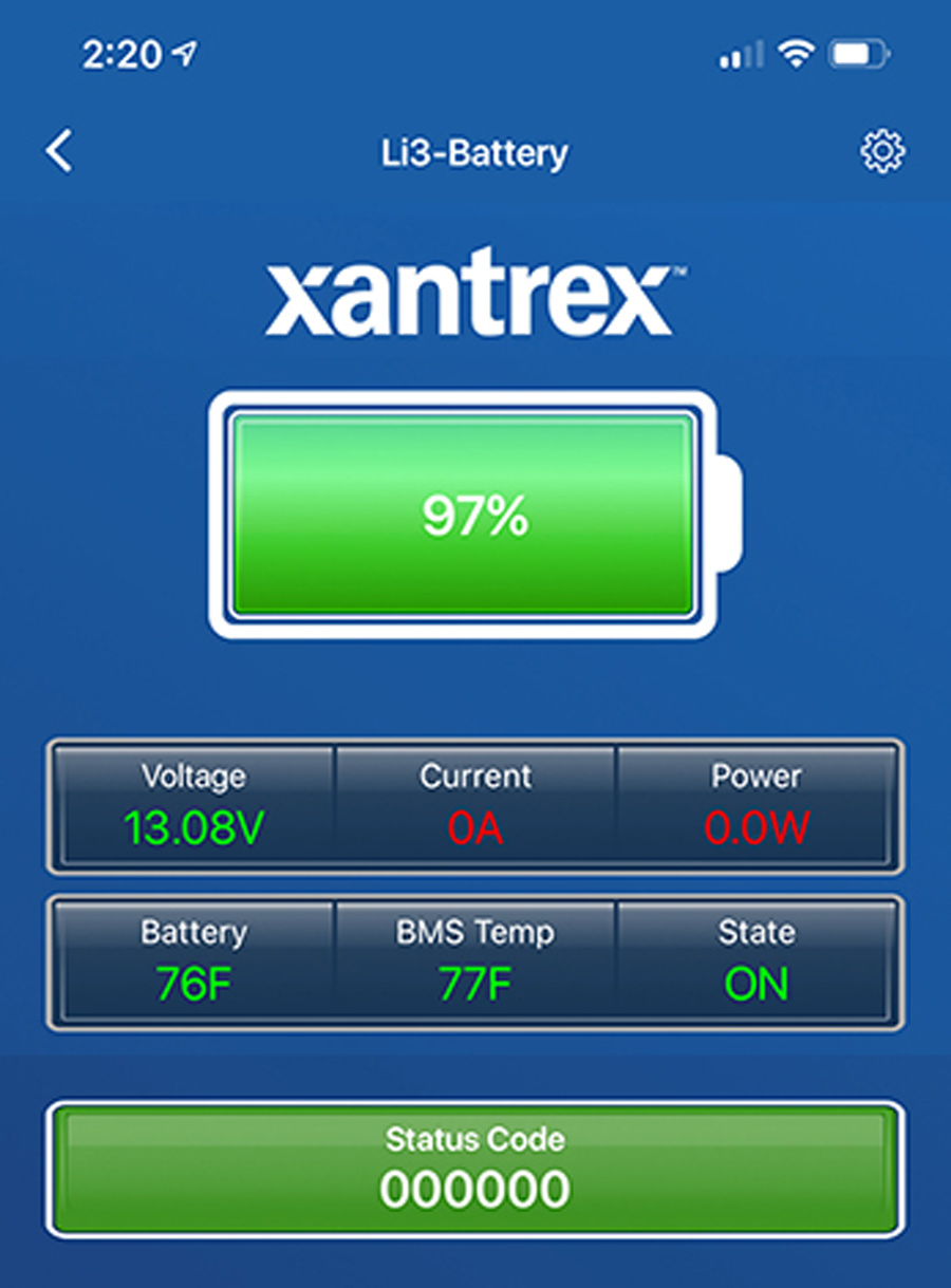 Xantrex battery app