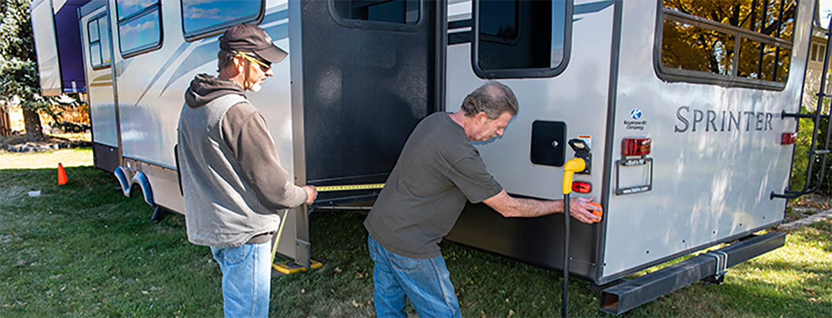  Jorgensen and Jones measured every inch of the trailer and transferred those measurements to a floorplan