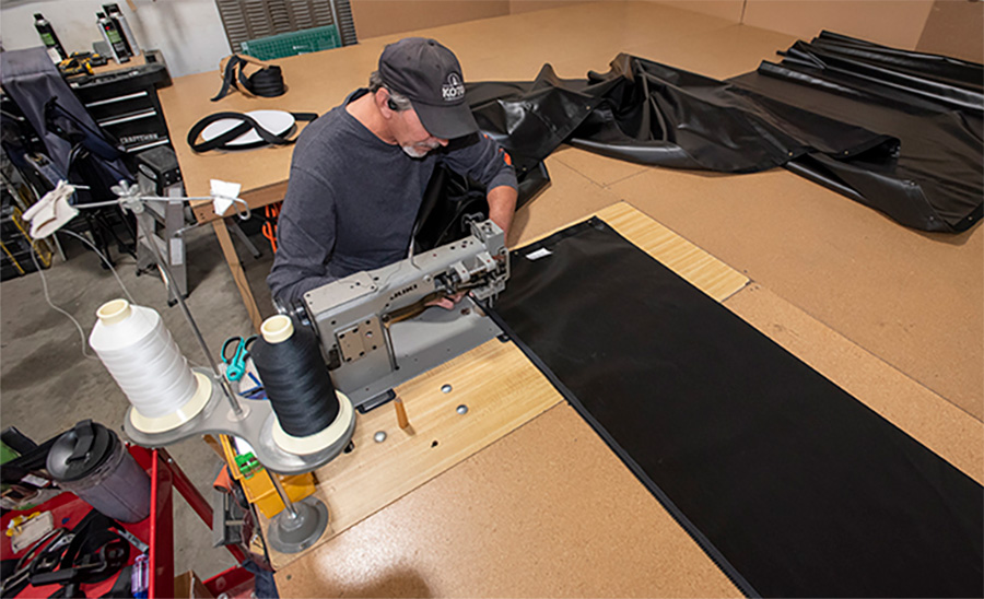 Custom skirting manufacturers/installers like Jorgensen Fabric Products in Twin Falls