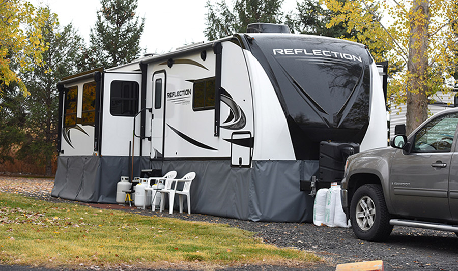 Dark Grey RV Skirt