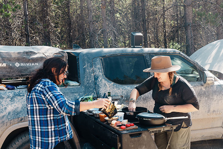 You can also opt for the Camp Kitchen, which slides out of the Gear Tunnel