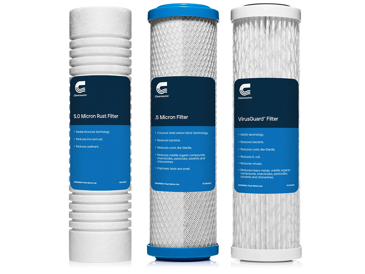 Clearsource Ultra water filter system filters