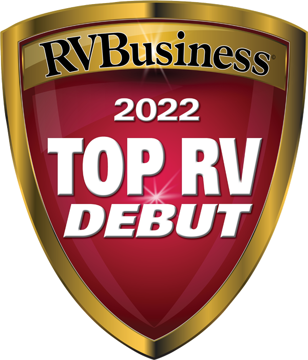 RV Business 2022 Top RV Debut badge