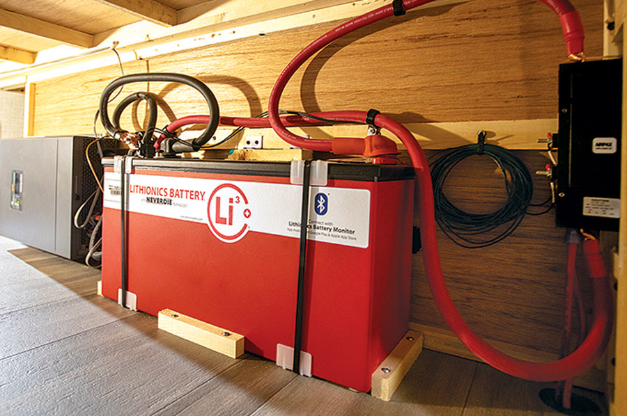 Battery in a Winnebago Micro Minnie FLX
