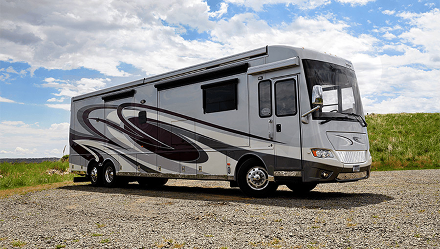 The Red Diamond Leveling system will be available for motorhomes built on the Spartan chassis such as Newmar.