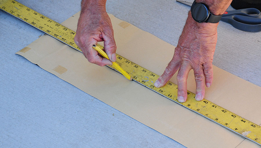 Using Skateboard Grip Tape sheets is unconventional but resulted in material that is durable and lasts a long time
