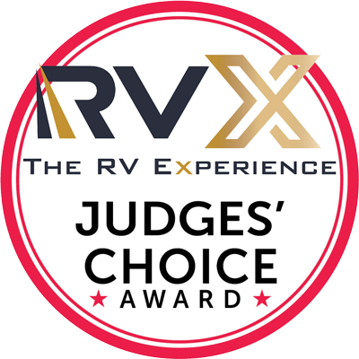 The RV Experience Judges' Choice Award logo