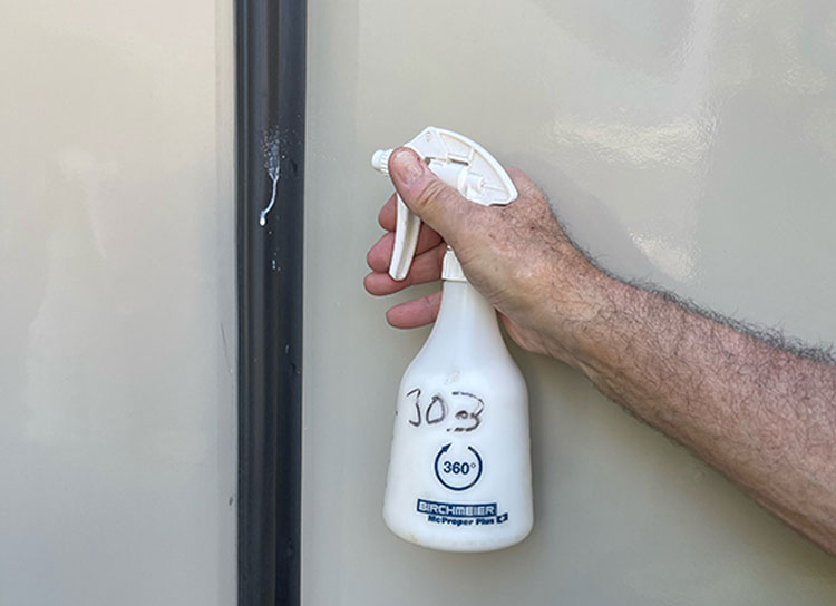 Spraying the slide-out bulb and wiper seals with Aerospace 303 Protectant will protect the rubber over the long run, and make sure moisture and air leaking through the slide-outs are kept at bay