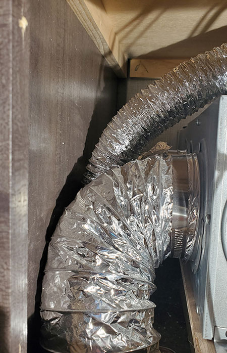 Inspect all ducting from the furnace for integrity
