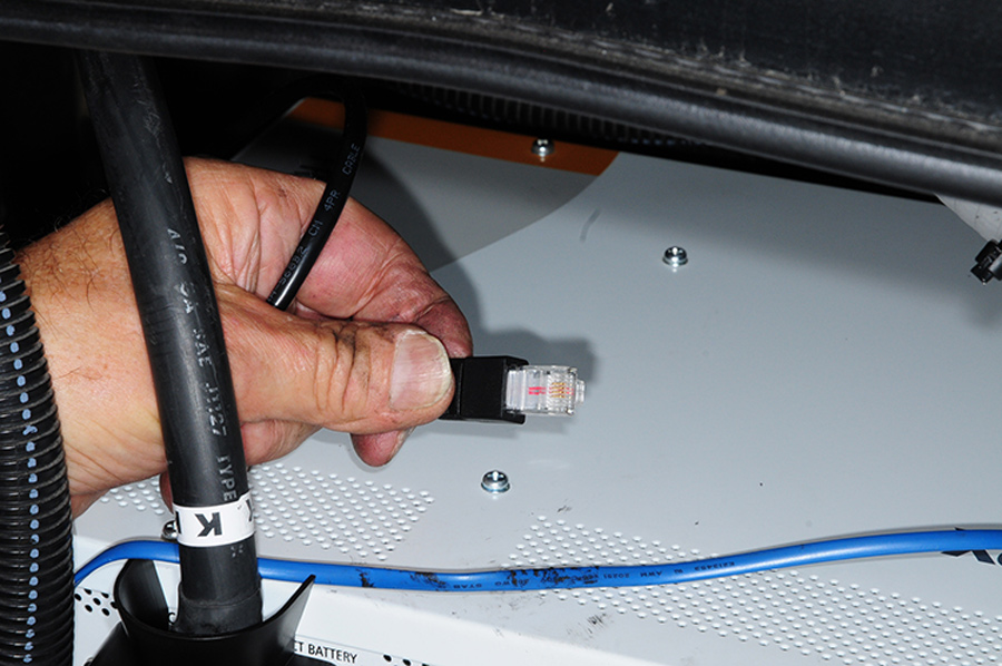 Xantrex offers conversion pigtails that adapt the ends of the original cable to those needed to connect the inverter/charger and proprietary remote