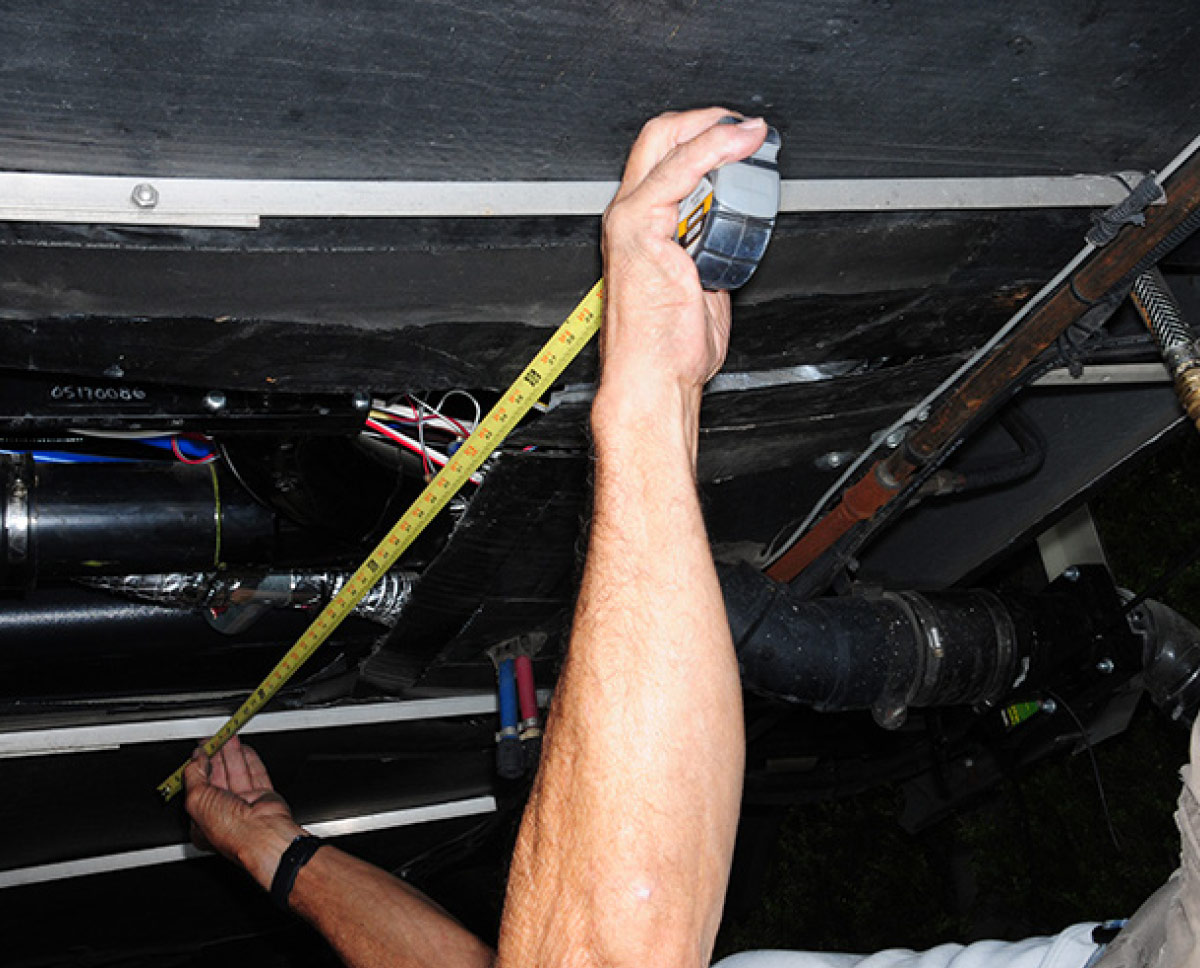 A number of measurements were made to establish the size of the new Coroplast