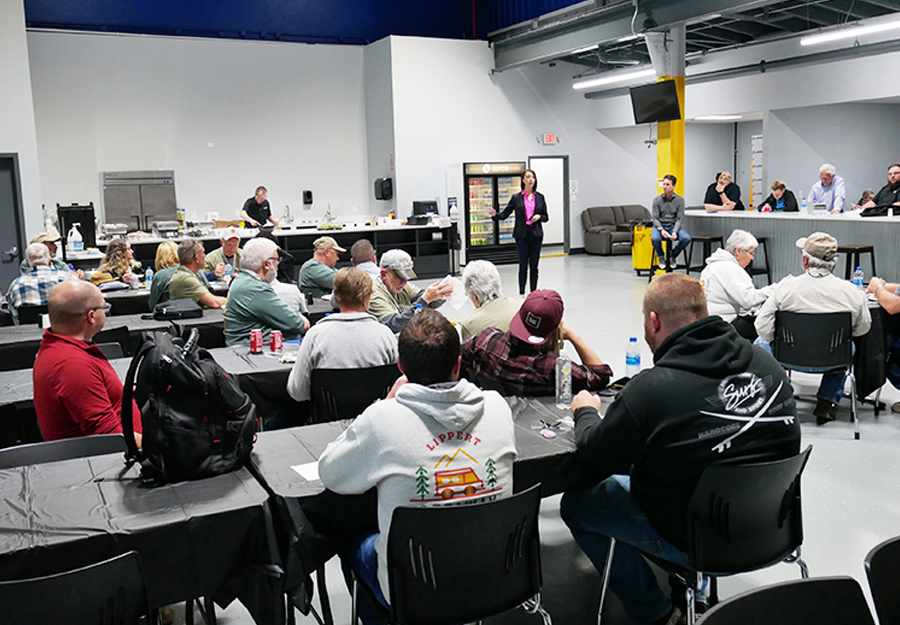 More than two dozen select Lippert Scouts participating in a pilot for the RV Owner School