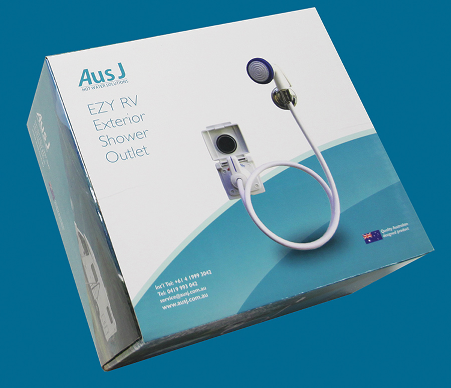 Exterior Shower Outlet from Aus J Hot Water Solutions