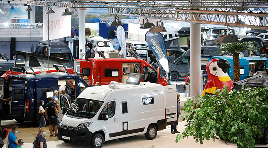 RV expo show floor