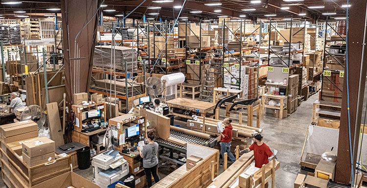 Keystone RV has dramatically increased the size and capability of its parts fulfillment center by revamping the division and adding new parts lines