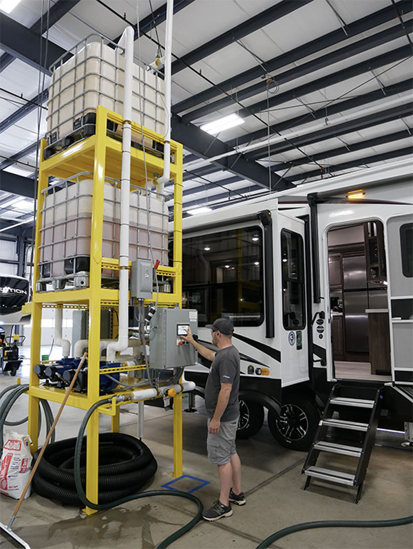 The largest of these, operated by General RV, covers 77 acres with 150,000 square feet under roof