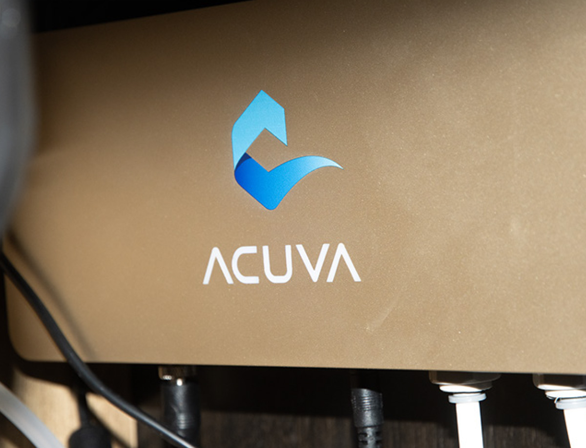 The Canadian-based Acuva Filter uses ultraviolet and LED technology