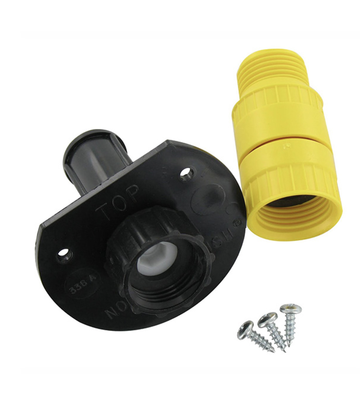 All RVs should be equipped with holding tank clean-out fittings